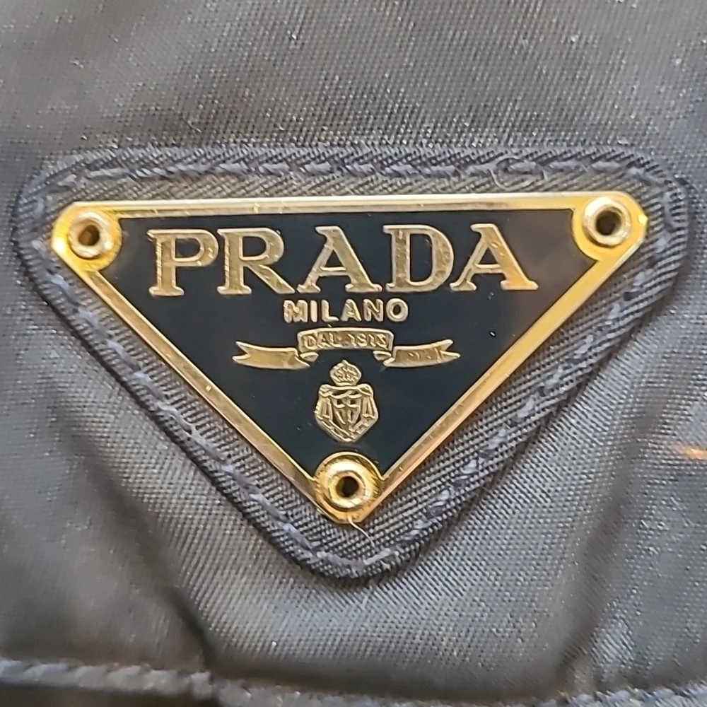 Prada Small Tessuto Backpack Bag with Chain B4821 - Picture 12 of 16